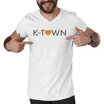 K-Town Heart Love Knoxville Tennessee Men V-Neck Tshirt | Mazezy