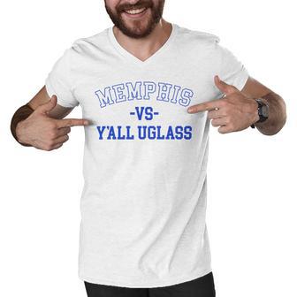 Memphis Vs Yall Uglass Men V-Neck Tshirt | Favorety