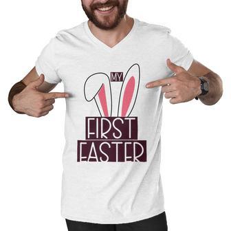 My First Easter Men V-Neck Tshirt | Favorety