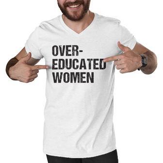 Over Educated Women V2 Men V-Neck Tshirt | Favorety UK