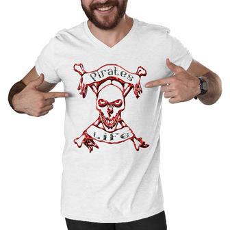 Pirates Life Talk Like A Pirate Day Men V-Neck Tshirt | Favorety