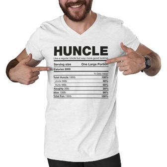 Premium Huncle Like A Regular Uncle But Way More Good Looking Nutrition Chart Men V-Neck Tshirt | Favorety AU