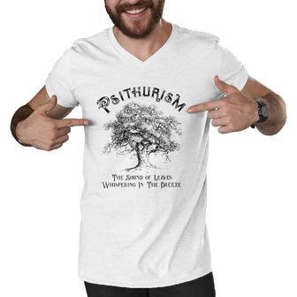 Psithurism The Sound Of Leaves Whispering In The Breeze Men V-Neck Tshirt | Mazezy