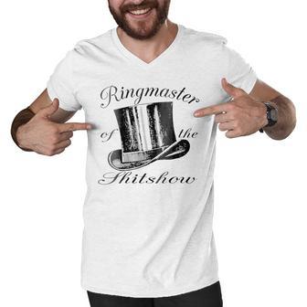 Ringmaster Of The Shitshow Men V-Neck Tshirt | Favorety