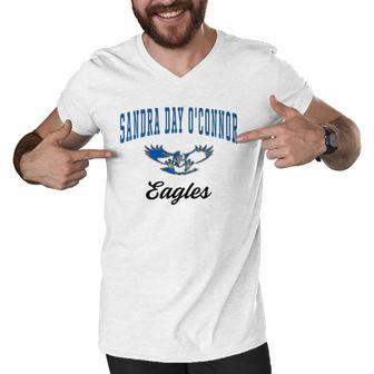 Sandra Day Oconnor High School Eagles Men V-Neck Tshirt | Mazezy