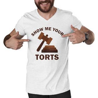 Show Me Your Torts V2 Men V-Neck Tshirt | Favorety DE