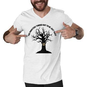 The Monsters Turned Out To Be Just Trees Men V-Neck Tshirt | Favorety