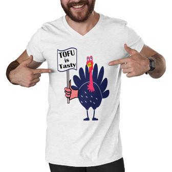 Tofu Is Tasty Men V-Neck Tshirt | Favorety