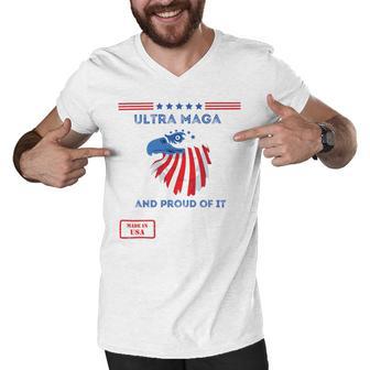 Ultra Maga And Proud Of It V12 Men V-Neck Tshirt | Favorety AU