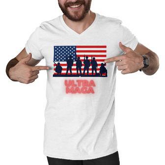 Ultra Maga And Proud Of It V21 Men V-Neck Tshirt | Favorety