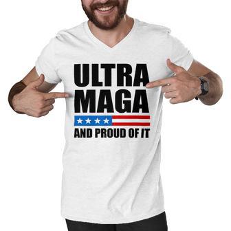 Ultra Maga And Proud Of It V22 Men V-Neck Tshirt | Favorety CA