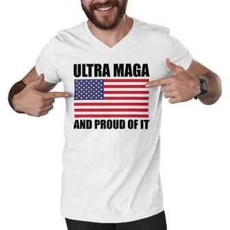 Ultra Maga And Proud Of It V23 Men V-Neck Tshirt | Favorety UK