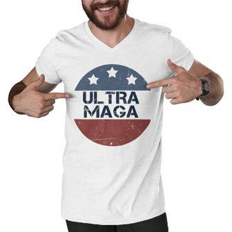 Ultra Maga And Proud Of It V24 Men V-Neck Tshirt | Favorety AU