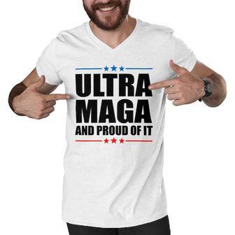 Ultra Maga And Proud Of It V25 Men V-Neck Tshirt | Favorety