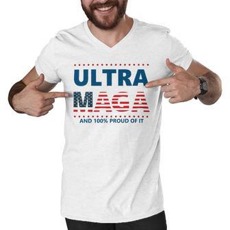 Ultra Maga And Proud Of It V5 Men V-Neck Tshirt | Favorety DE