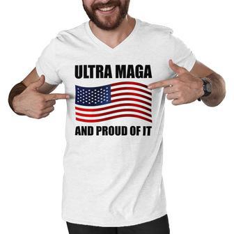 Ultra Maga And Proud Of It V7 Men V-Neck Tshirt | Favorety CA