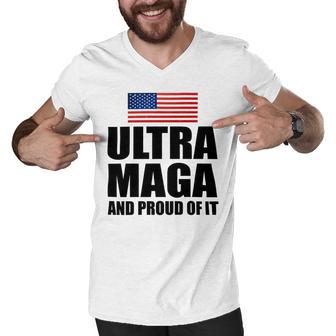 Ultra Maga And Proud Of It V8 Men V-Neck Tshirt | Favorety CA