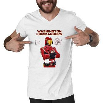 Washington Cobra Commanders Football Lovers Gifts Men V-Neck Tshirt | Mazezy UK