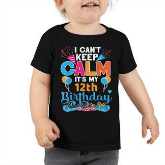 12 Years Old Its My 12Th Birthday Kids Boys Girls Toddler Tshirt - Seseable