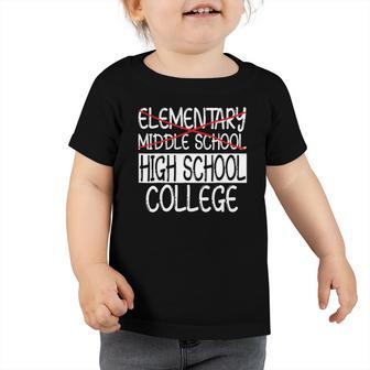 2022 Junior High Graduation - Funny Middle School Graduation Toddler Tshirt | Mazezy