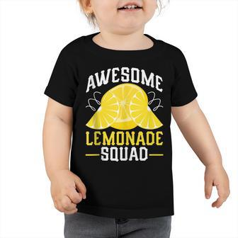Awesome Lemonade Squad For Lemonade Stand Toddler Tshirt | Mazezy