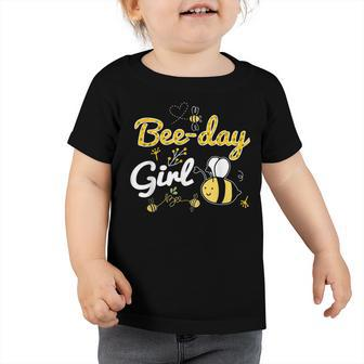 Bee Bee Bee-Day Girl Birthday Party Cute Bee Toddler Tshirt - Monsterry DE