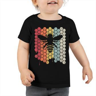 Bee Bee Bee Retro Style Beekeeper Toddler Tshirt - Monsterry