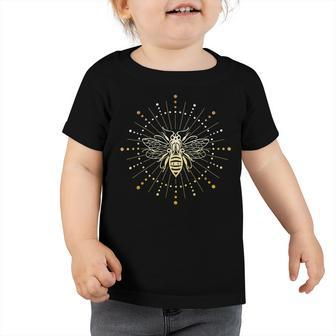 Bee Bee Bee With Sun Honey-Bee With Sun Rays Trendy Summer Style Toddler Tshirt - Monsterry UK