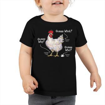 Chicken Chicken Chicken Butt Funny Joke Farmer Meme Hilarious Toddler Tshirt - Monsterry