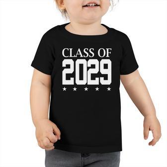 Class Of 2029 School Graduation Graduate Gifts Toddler Tshirt | Mazezy
