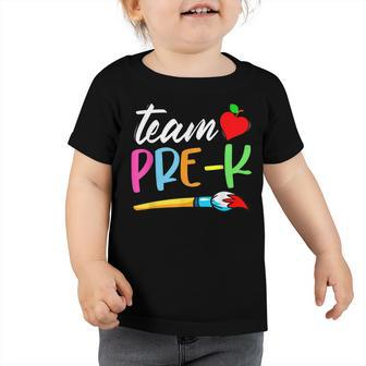 Funny Team Pre-K Back To School Boy Kids Girl Students Toddler Tshirt - Seseable