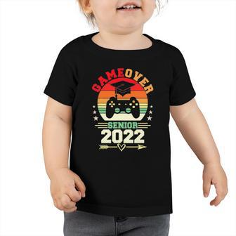 Game Over Class Of 2022 Senior Video Games Graduation Gamer Toddler Tshirt | Mazezy