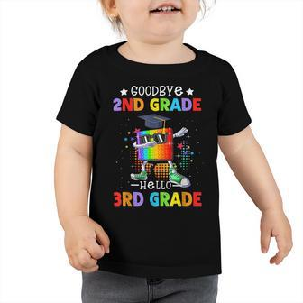 Goodbye Second Grade Graduation Hello Third Grade Popping It Toddler Tshirt | Mazezy DE