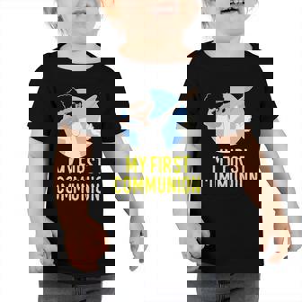 Kids First Communion Boys Holy 1St Communion African American Toddler Tshirt | Mazezy