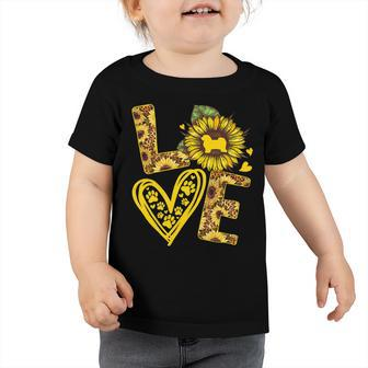 Love Havanese Sunflower Funny Dog Lover Toddler Tshirt - Monsterry UK