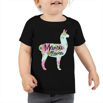 Mama Llama Floral V2 Toddler Tshirt | Favorety UK