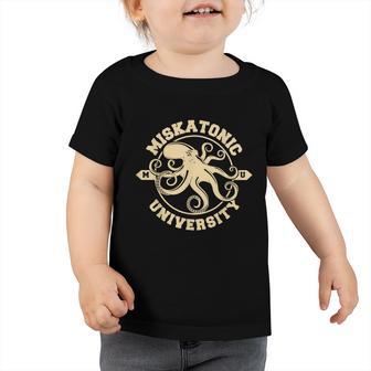 Miskatonic University Roleplaying Dice D20 Gamer Geek Toddler Tshirt - Monsterry DE