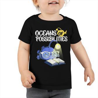 Oceans Of Possibilities Summer Reading 2022 Anglerfish Kids  Toddler Tshirt