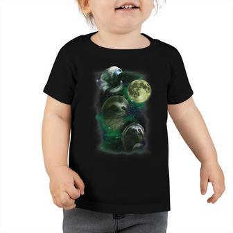 Sloth Moon Funny Parody Nap Sloth Lazy 850 Shirt Toddler Tshirt | Favorety