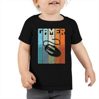 Vintage Gamer Gifts Video Game Lovers Gamers Cgaming Toddler Tshirt | Mazezy