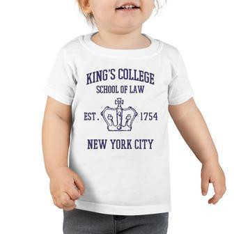 Alexander Hamilton Kings College School Of Law Toddler Tshirt | Mazezy