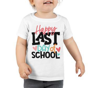 Happy Last Day Of School Shirt Kids Teacher Graduation Toddler Tshirt | Favorety UK
