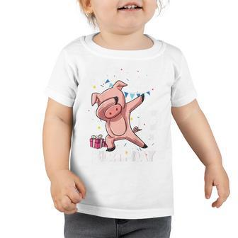 Kids Its My 10Th Birthday 10 Year Old Pig Birthday Toddler Tshirt - Seseable