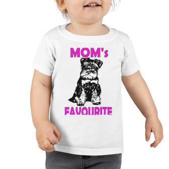 Miniature Schnauzer At Home Moms Favourite Multi Tasking Dog Toddler Tshirt | Favorety UK