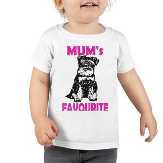 Miniature Schnauzer At Home Mums Favourite Multi Tasking Dog Toddler Tshirt | Favorety AU