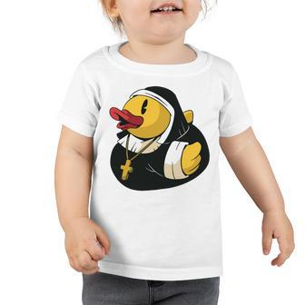Rubber Duck Nun Toddler Tshirt | Favorety