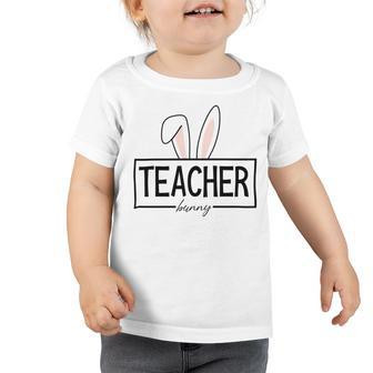 Teacher Bunny Easter Toddler Tshirt | Favorety UK