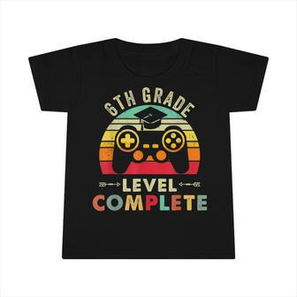 6Th Grade Graduation Level Complete Video Gamer V2 Infant Tshirt - Seseable