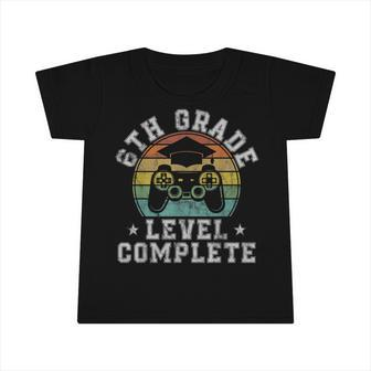 6Th Grade Level Complete Sixth Grade Graduation Video Gamer Infant Tshirt - Seseable