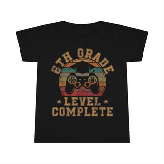 6Th Grade Level Complete Sixth Grade Graduation Video Gamer V2 Infant Tshirt - Seseable